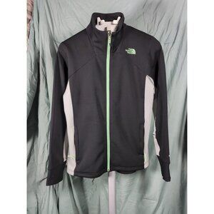The North Face Women's Flight Series Jacket Teal And Green Full Zip Pockets Sz L